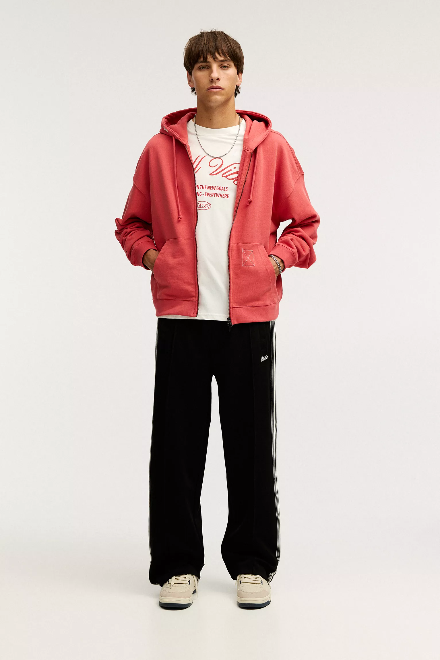 SUSD jogger trousers with side stripes